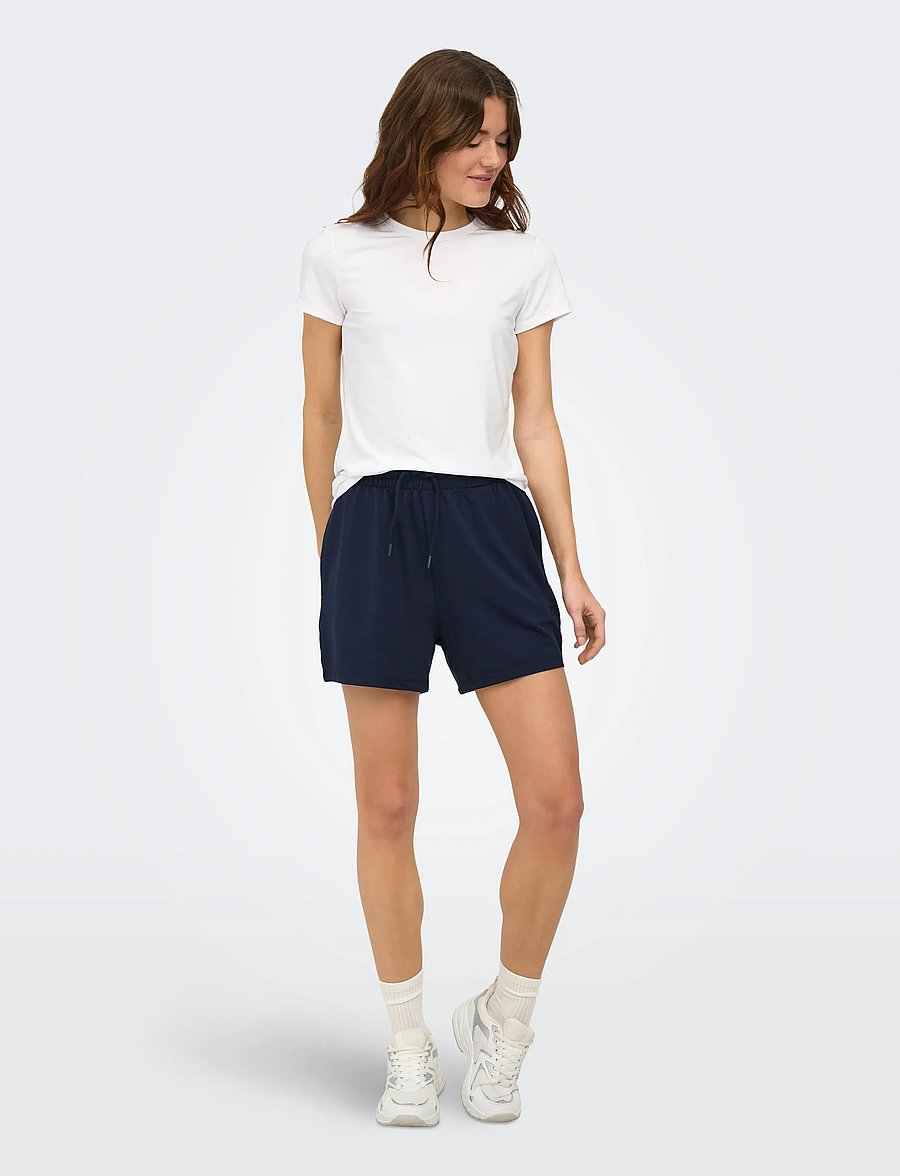 Only Play - ONPFREI LIFE EMBR HW SWEAT SHORTS - underdele - night sky - 5