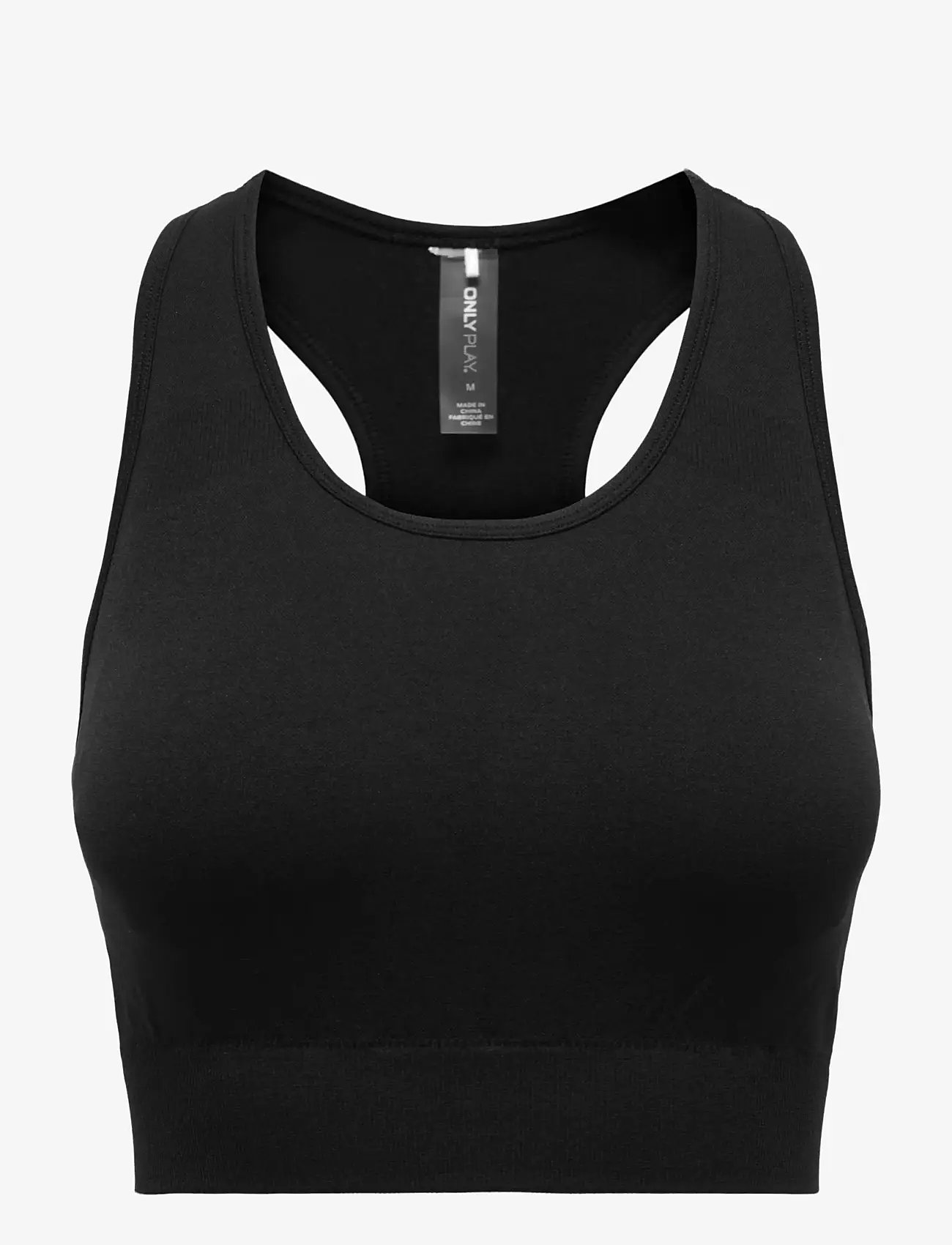 Only Play - ONPDAISY-2-JOSA SEAM BRA - spordirinnahoidjad - black - 0