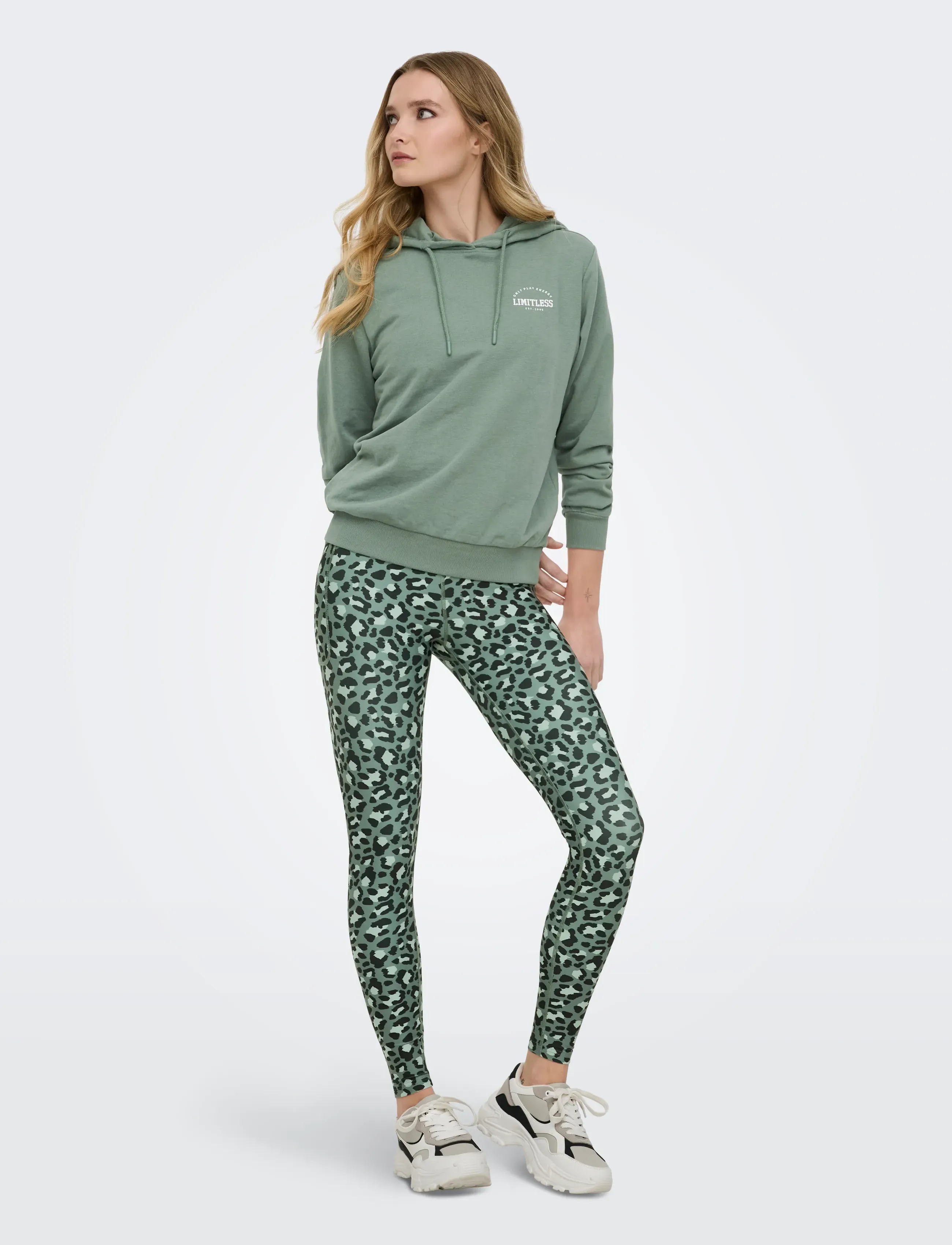 Only Play - ONPCAVA LIFE HOOD LS LOOSE SWT - hættetrøjer - laurel wreath - 4