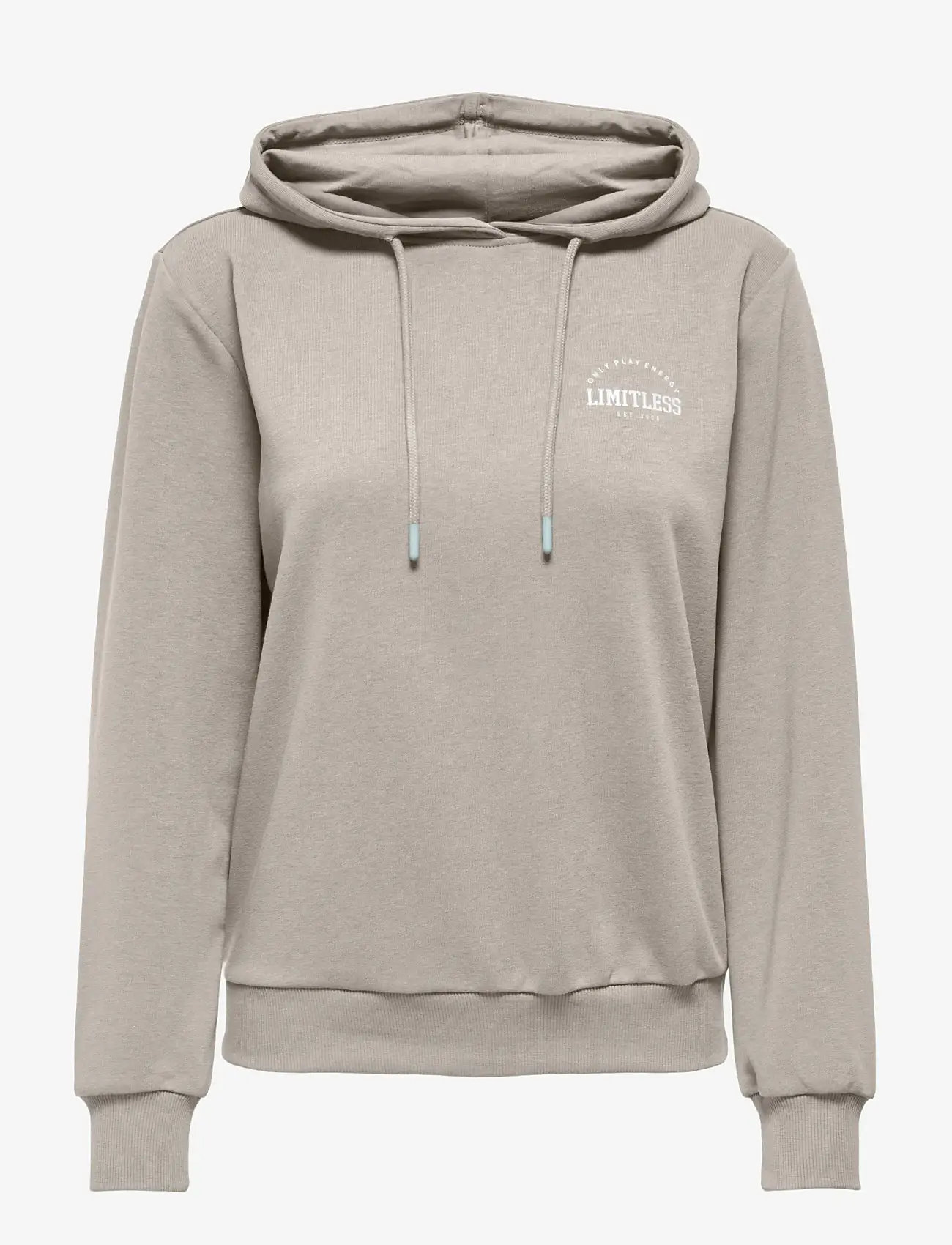 Only Play - ONPCAVA LIFE HOOD LS LOOSE SWT - hoodies - pumice stone - 0