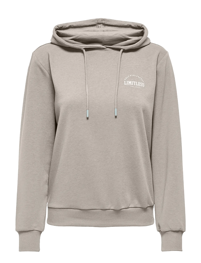 Only Play - ONPCAVA LIFE HOOD LS LOOSE SWT - hoodies - pumice stone - 0