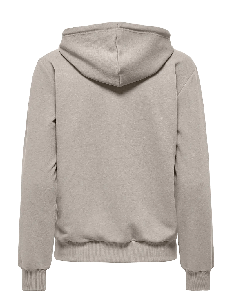 Only Play - ONPCAVA LIFE HOOD LS LOOSE SWT - hoodies - pumice stone - 1
