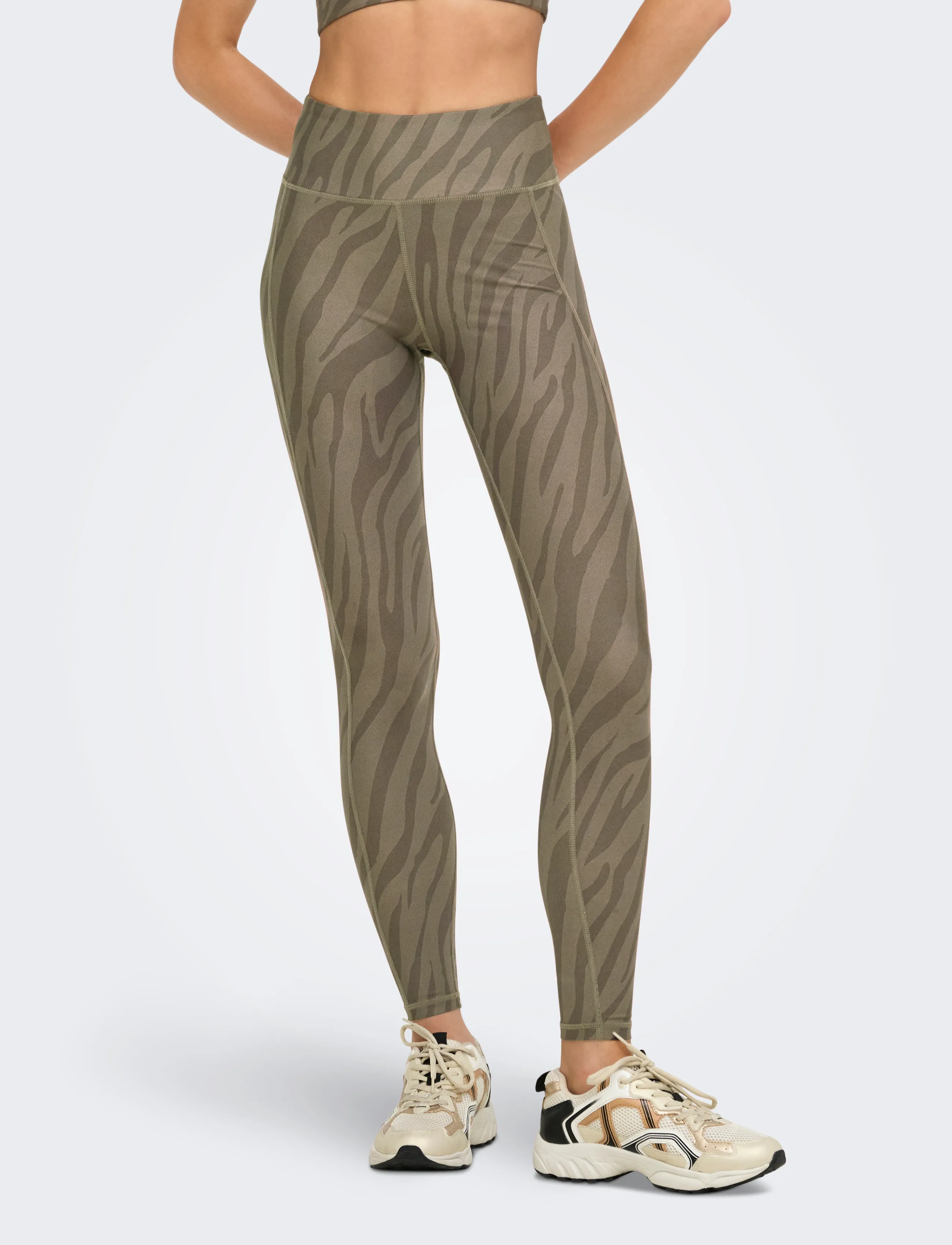 Only Play Onprya-2- Cherry Hw Aop Tights, Kvinder, Højtaljede All Over Print Tights, Multi/mønstret, Str: M