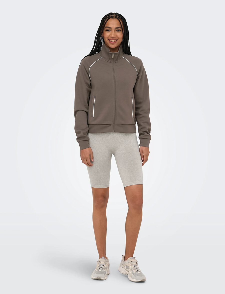 Only Play - ONPSAGE HN PIPING SWT CARDIGAN - sweatshirts - falcon - 4
