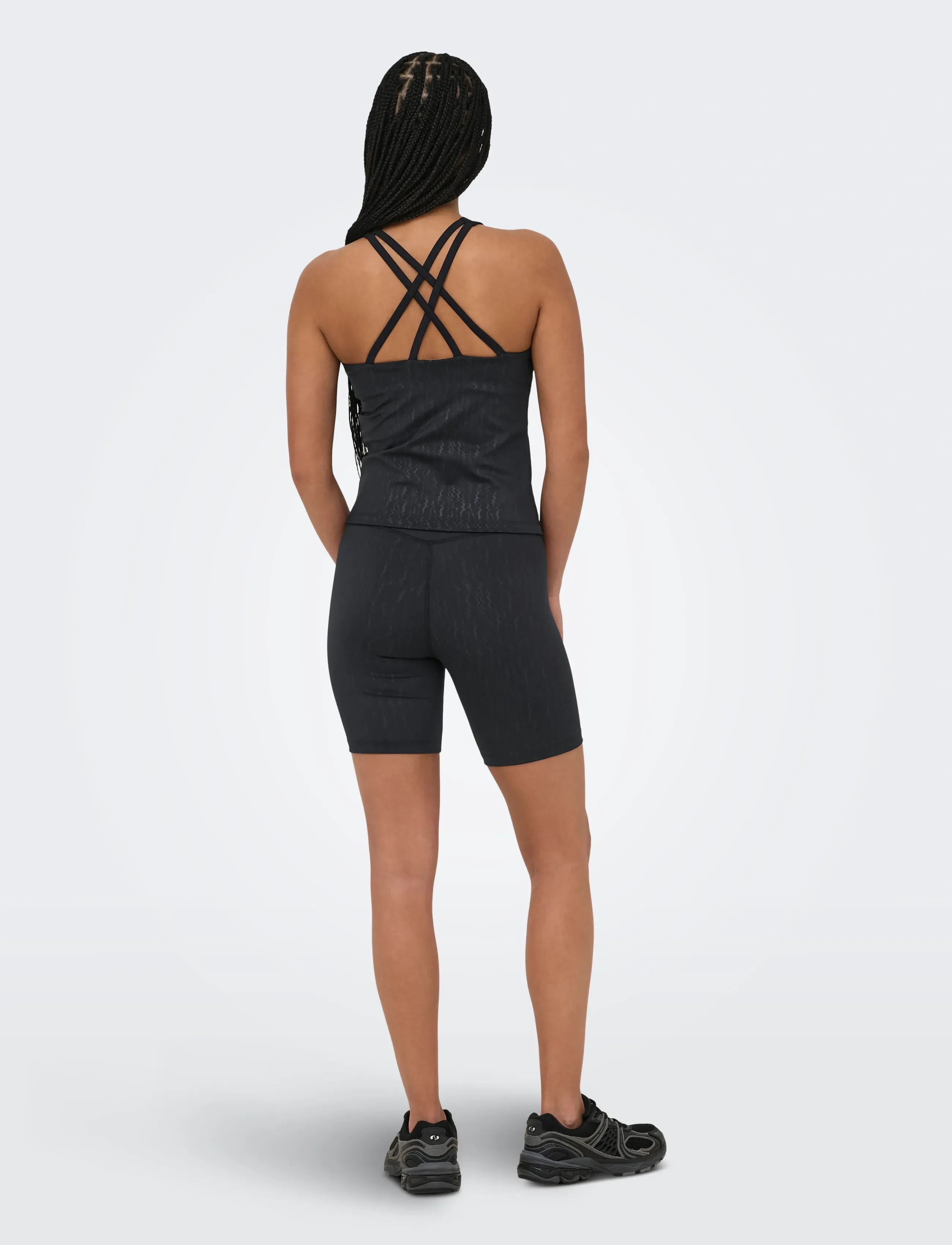Only Play - ONPJAM-2-POPPY LIFE HW AOP SHORTS - Æfingastuttbuxur - black - 3