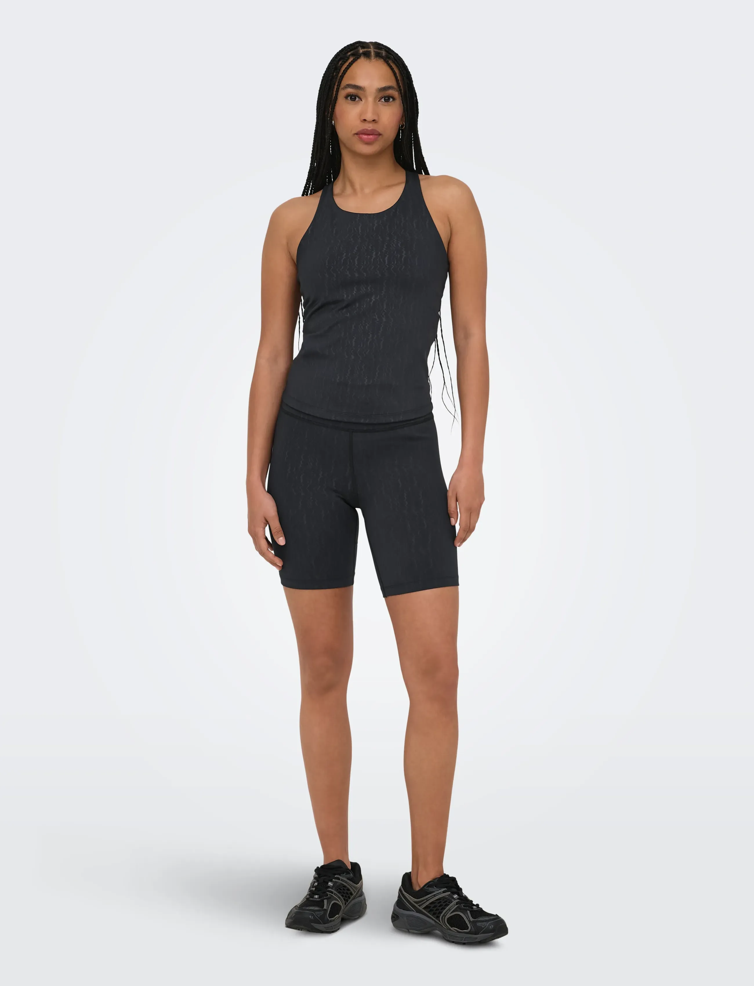 Only Play - ONPJAM-2-POPPY LIFE HW AOP SHORTS - Æfingastuttbuxur - black - 4