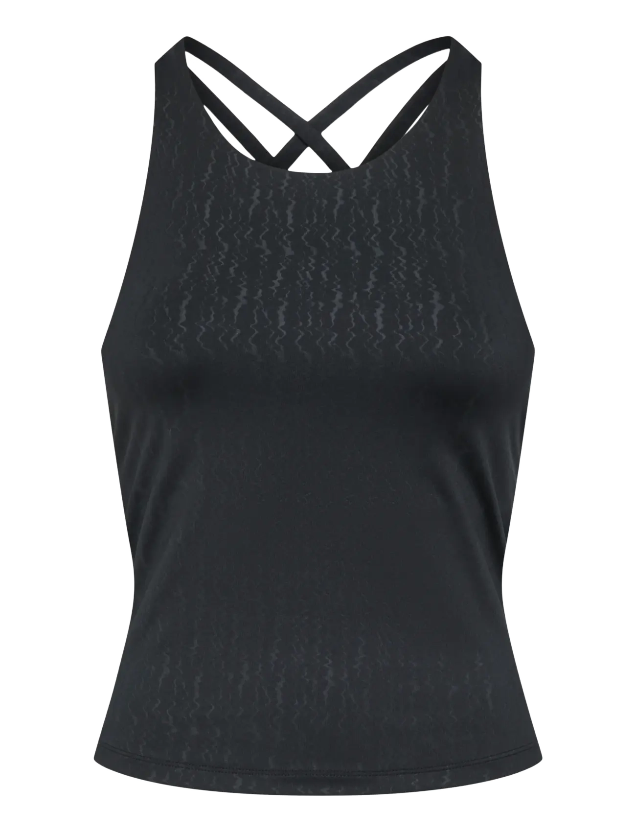 Only Play ONPPOPPY SL STRING AOP TOP - Tops & T-shirts - BLACK / black