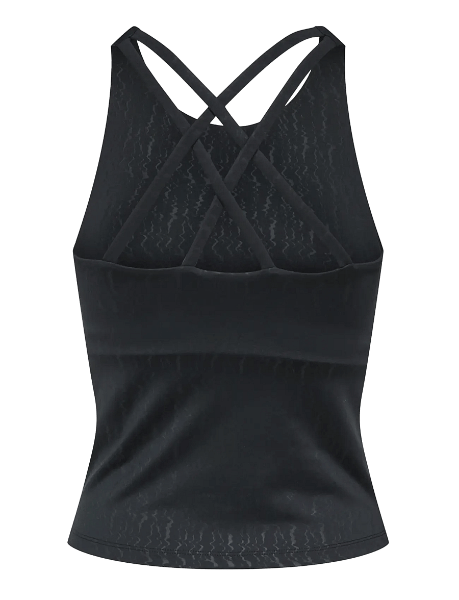 Only Play - ONPPOPPY SL STRING AOP TOP - tank tops - black - 2