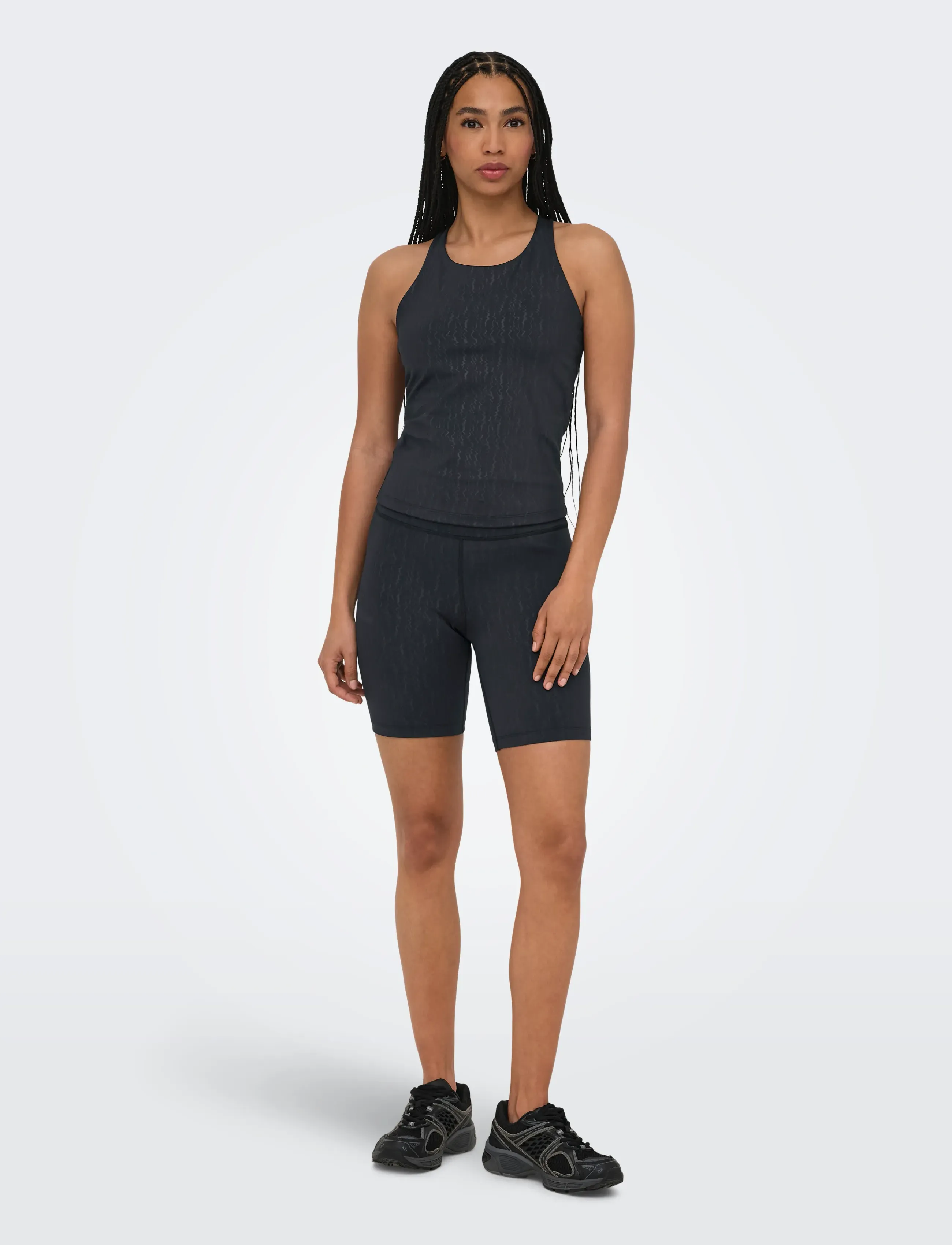 Only Play - ONPPOPPY SL STRING AOP TOP - tank tops - black - 4