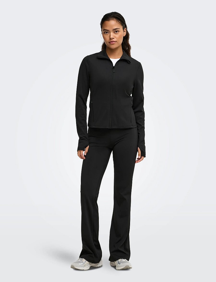 Only Play - ONPMINA HN FZ LS PCK CARDIGAN NOOS - oberteile - black - 4