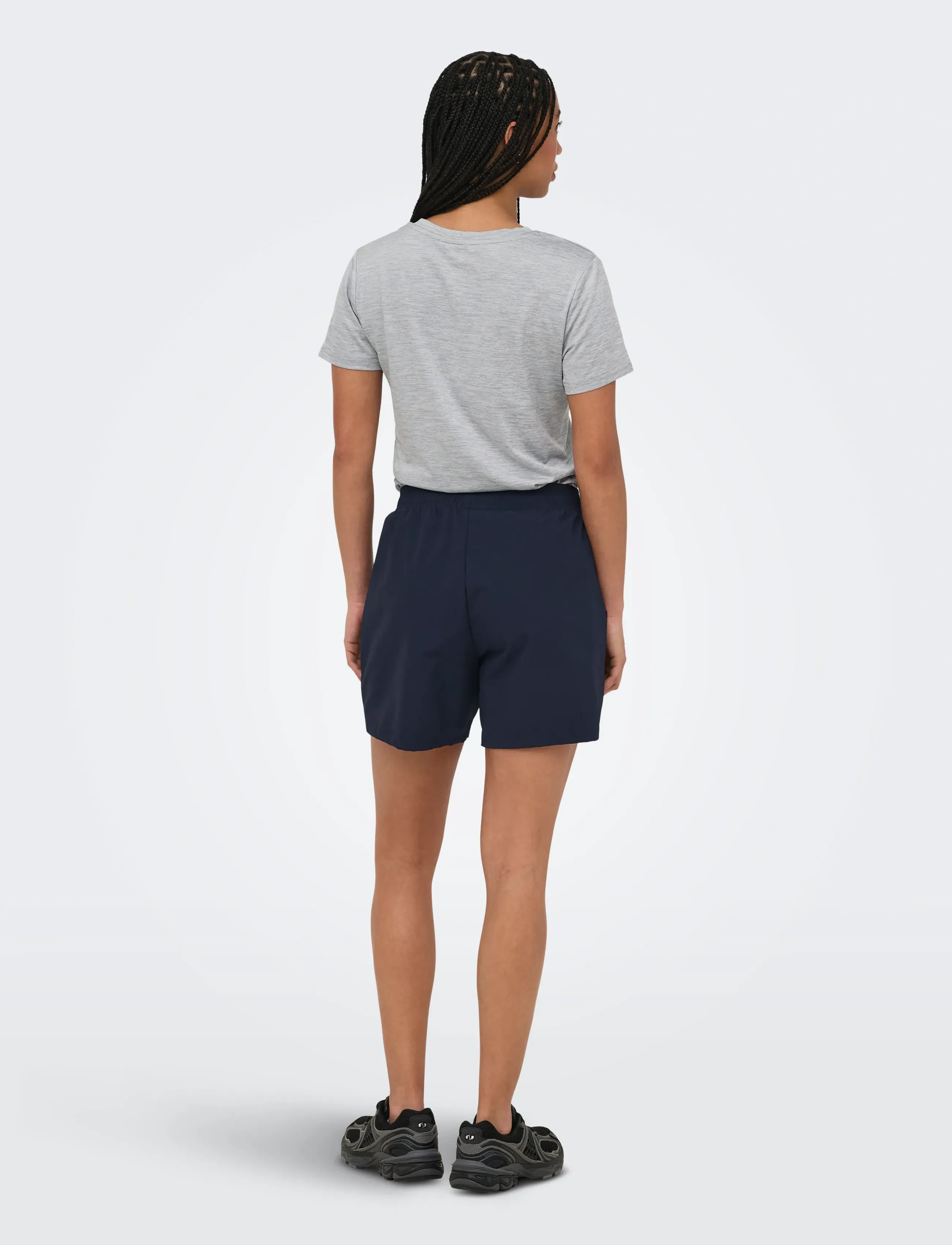 Only Play - ONPTULIP HW WVN SHORTS - sporta šorti - night sky - 4