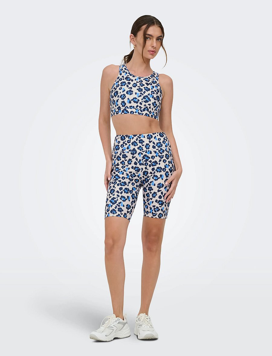 Only Play - ONPFERN LIFE AOP BRA TOP - urheiluliivit - pumice stone - 4