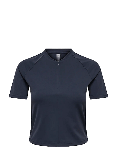 Only Play ONPRACK ON SS ZIP TOP - T-särgid - NIGHT SKY / navy