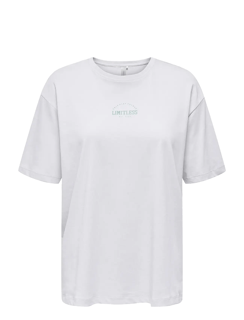 Only Play - ONPCAVA LIFE ON SS LOOSE JRS TEE - t-shirts - white - 0