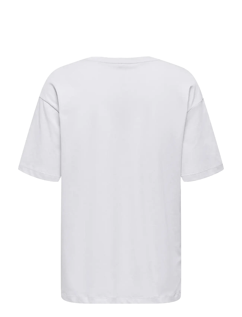 Only Play - ONPCAVA LIFE ON SS LOOSE JRS TEE - t-shirts - white - 1