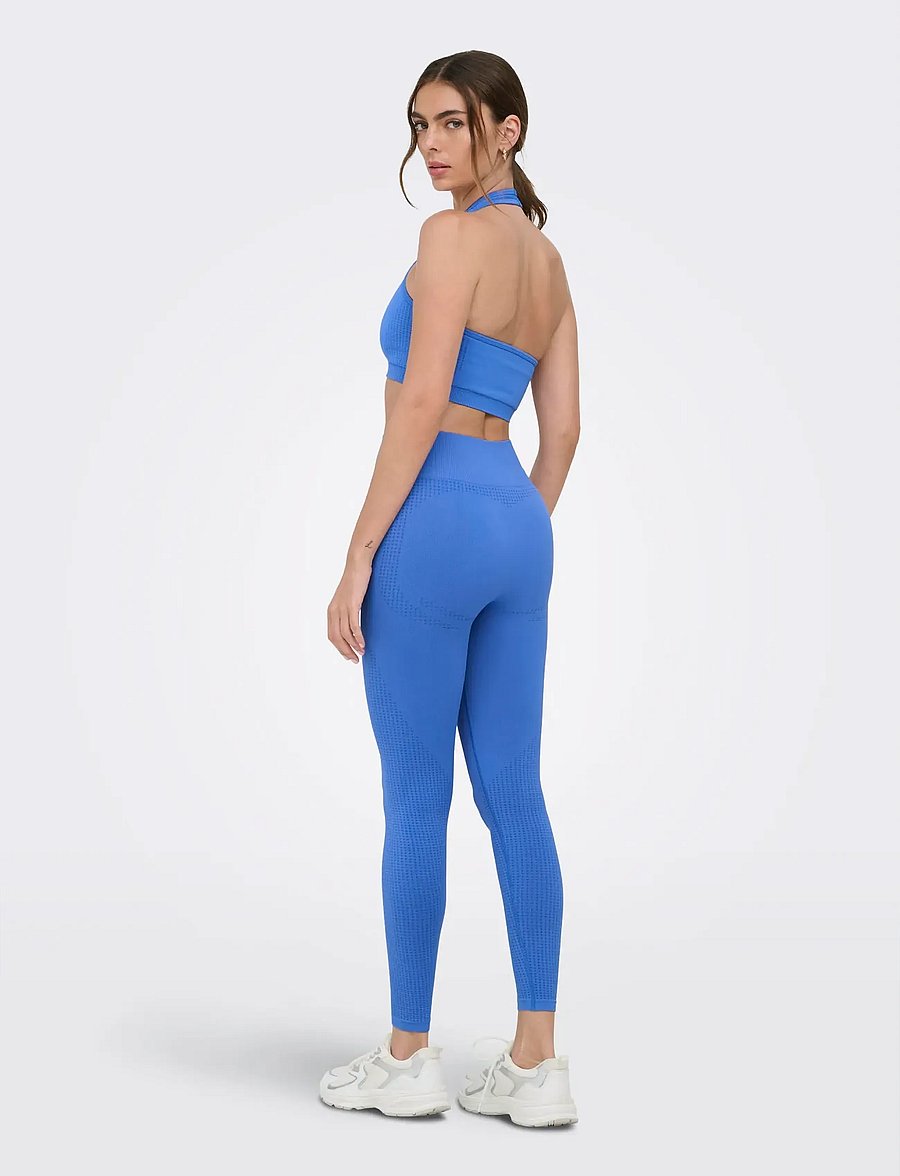 Only Play - ONPJAMI HW SEAM TIGHTS - 7/8 länge - super sonic - 4