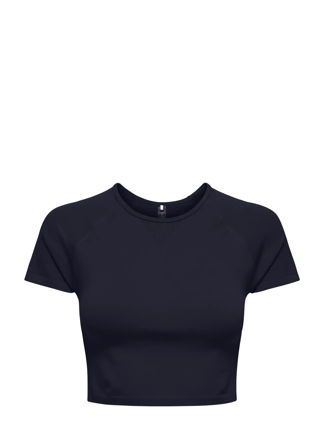 Only Play Onpjami Ss Seam Short Top, S, Sport Crop Oberteile, Marineblau - Short-sleeved Frauen