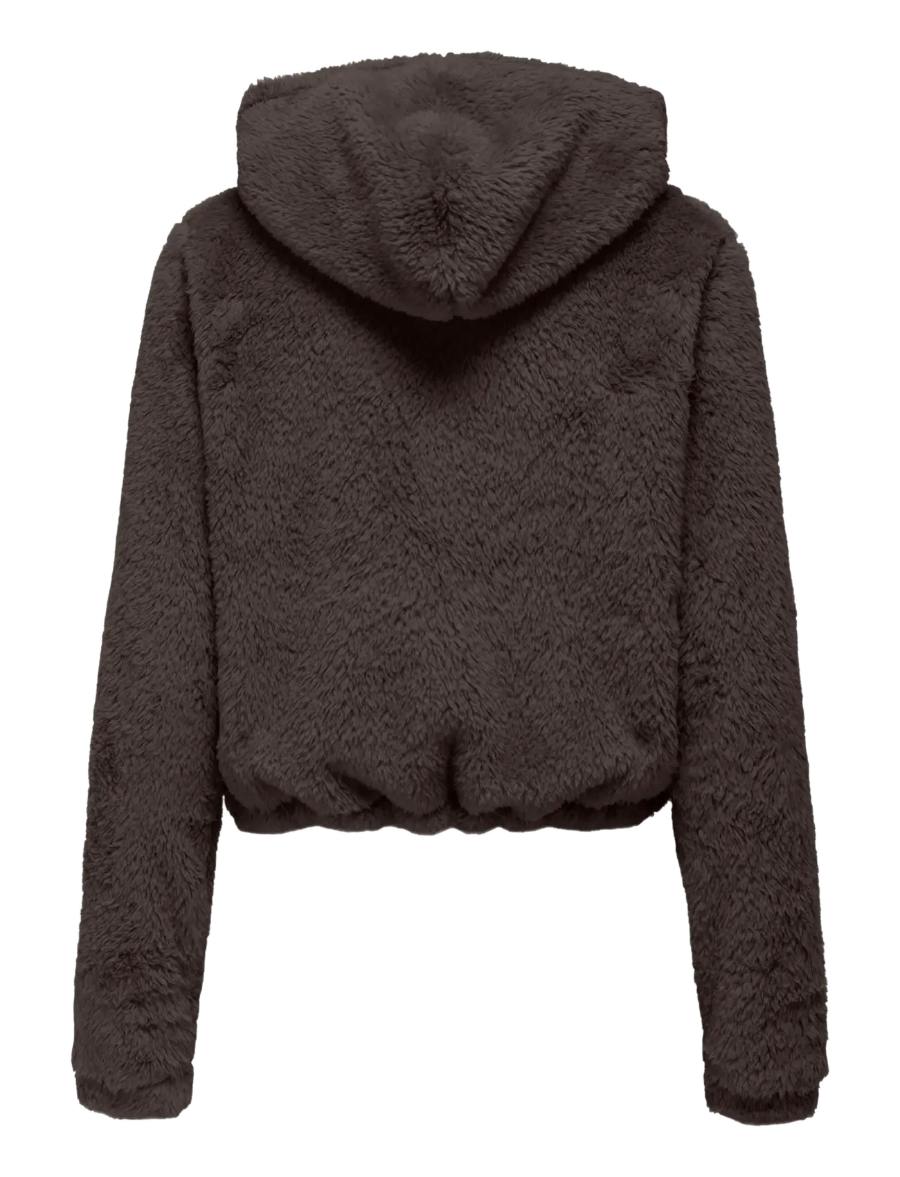 Only Play - ONPCAS-FLUF HOOD FZ LS SWT - chocolate torte - 1