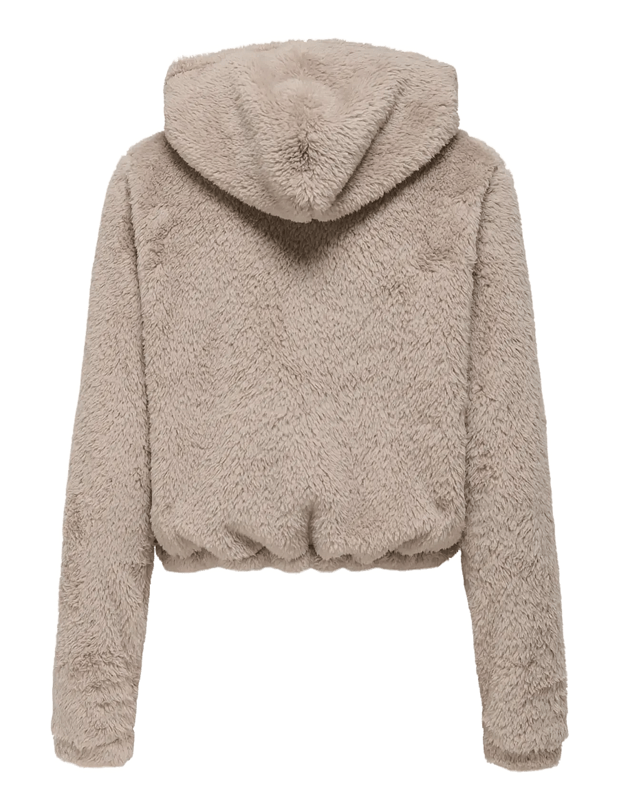 Only Play - ONPCAS-FLUF HOOD FZ LS SWT - sweatshirts - string - 2