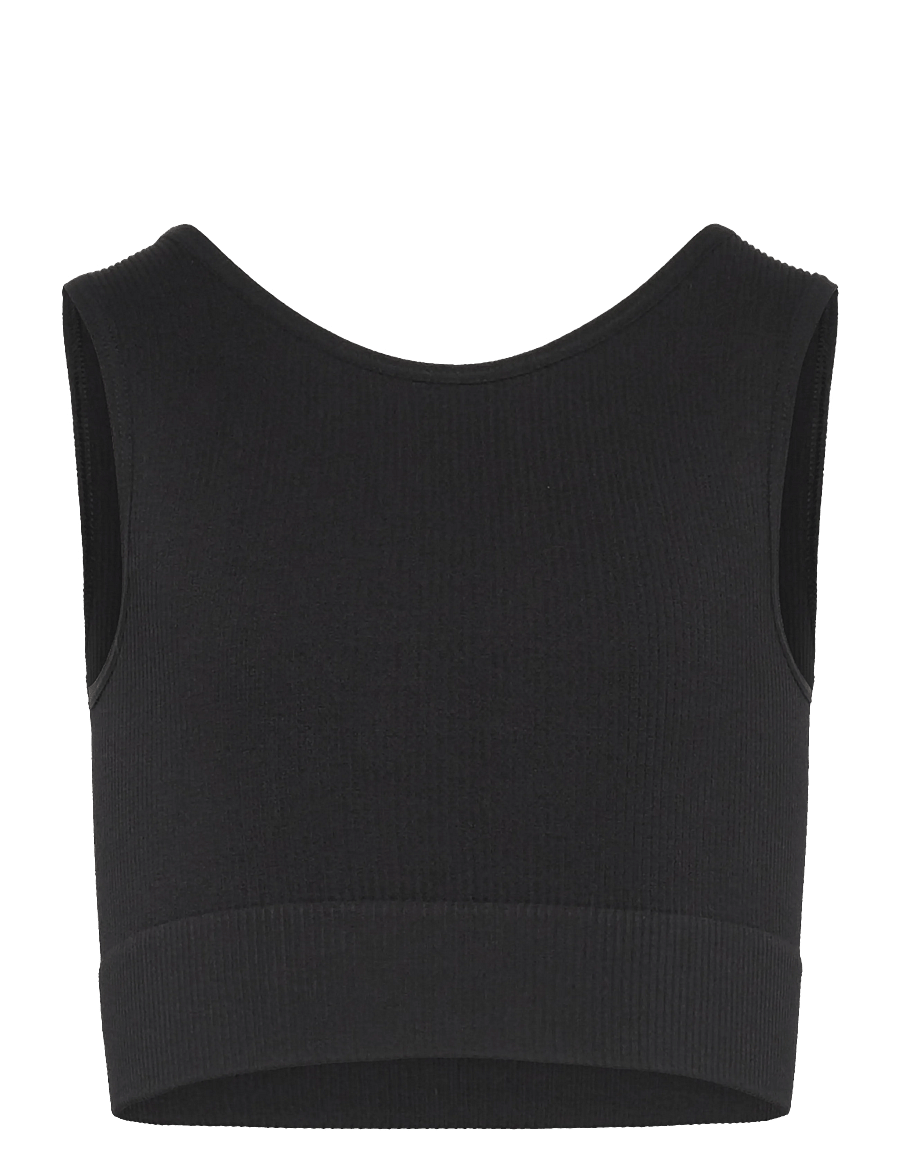 Only Play - ONPJAIAS UN SL SEAM SHORT TOP GIRLS - Ærmeløs undertrøje - black - 0