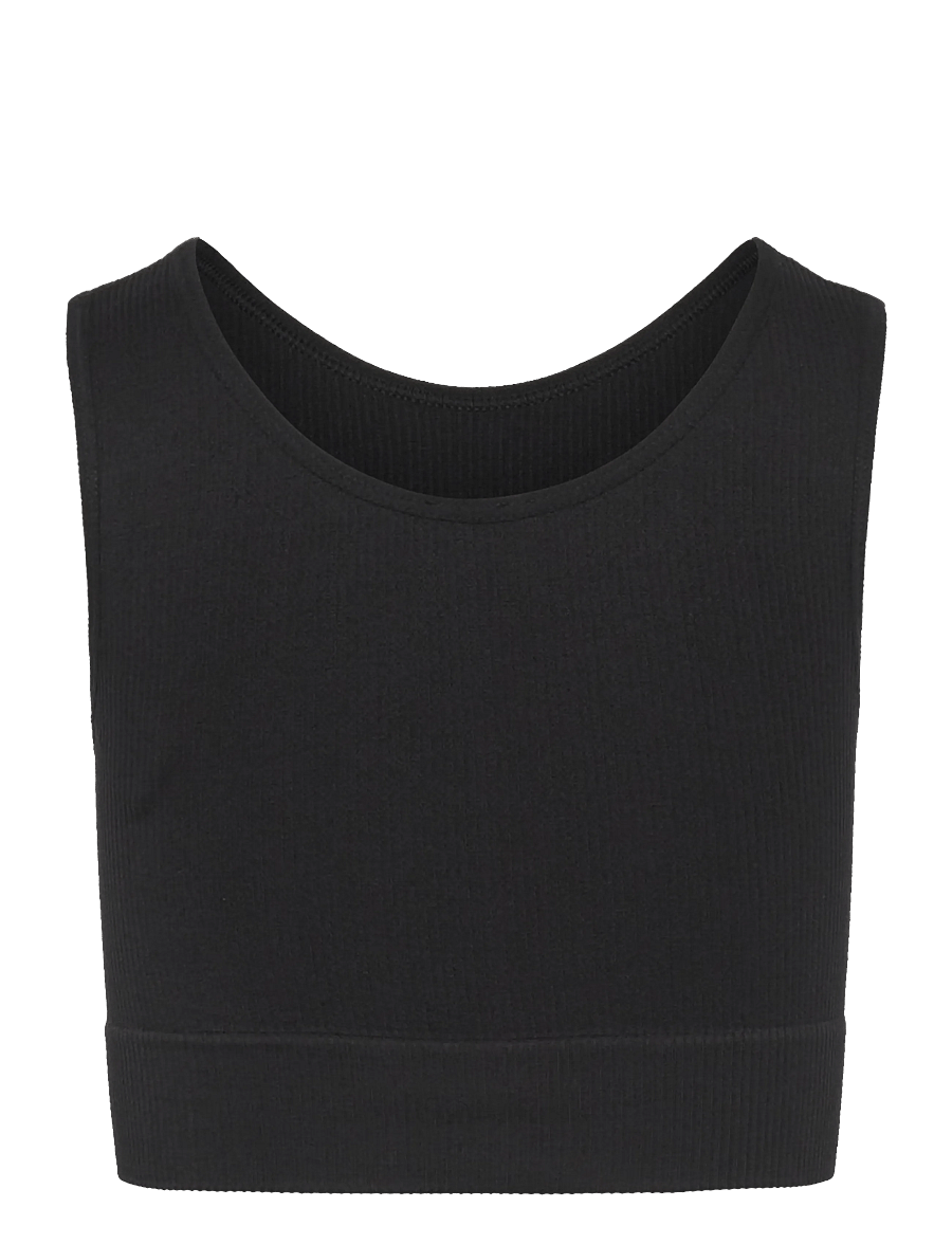 Only Play - ONPJAIAS UN SL SEAM SHORT TOP GIRLS - Ærmeløs undertrøje - black - 1