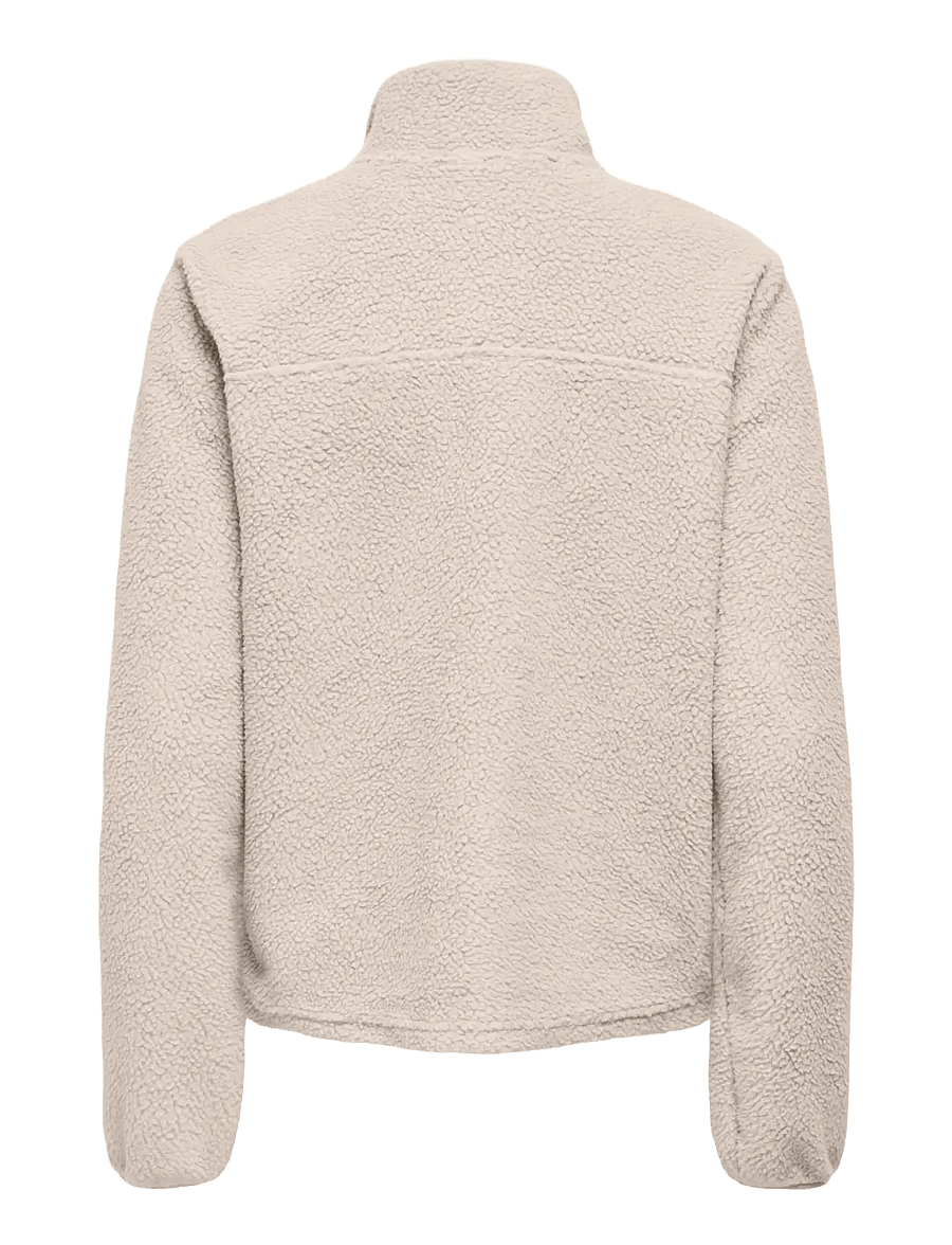 Only Play - ONPROAD HN FZ LS FLEECE JCK - pumice stone - 1