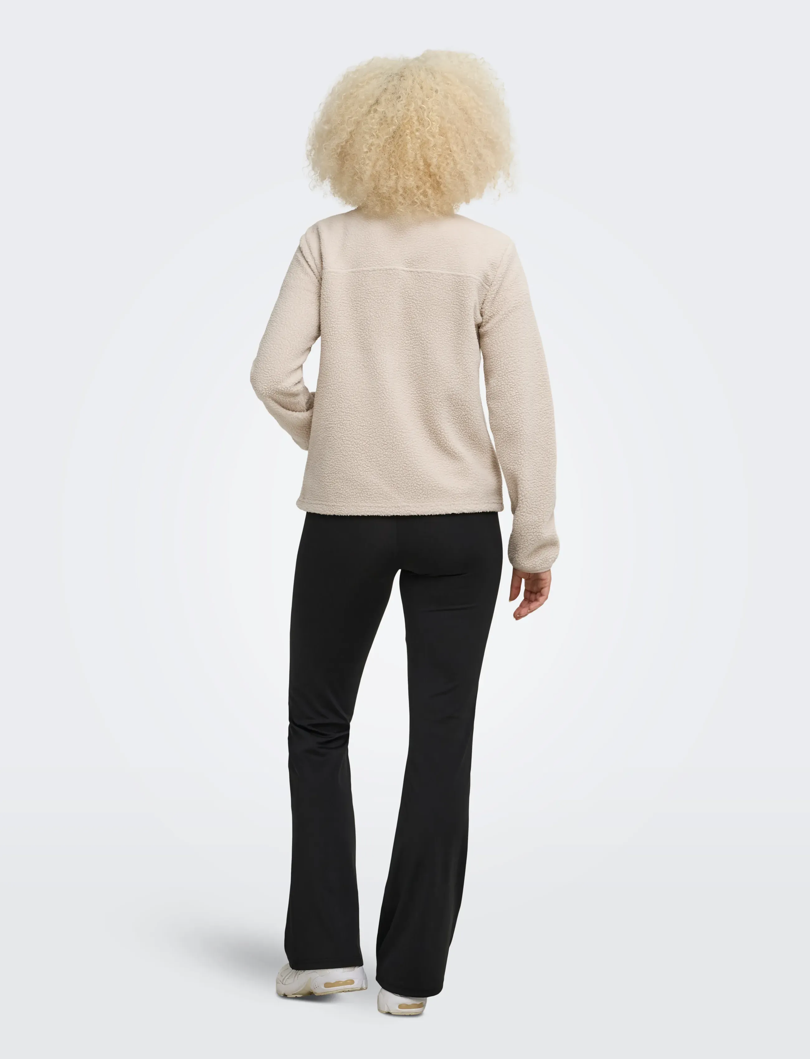 Only Play - ONPROAD HN FZ LS FLEECE JCK - outdoor jacken - pumice stone - 3
