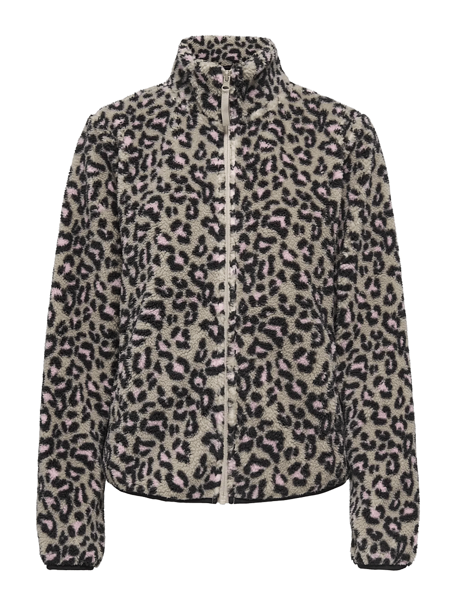 Only Play - ONPDREW HN FZ LS FLEECE JCK - friluftsjackor - string - 1