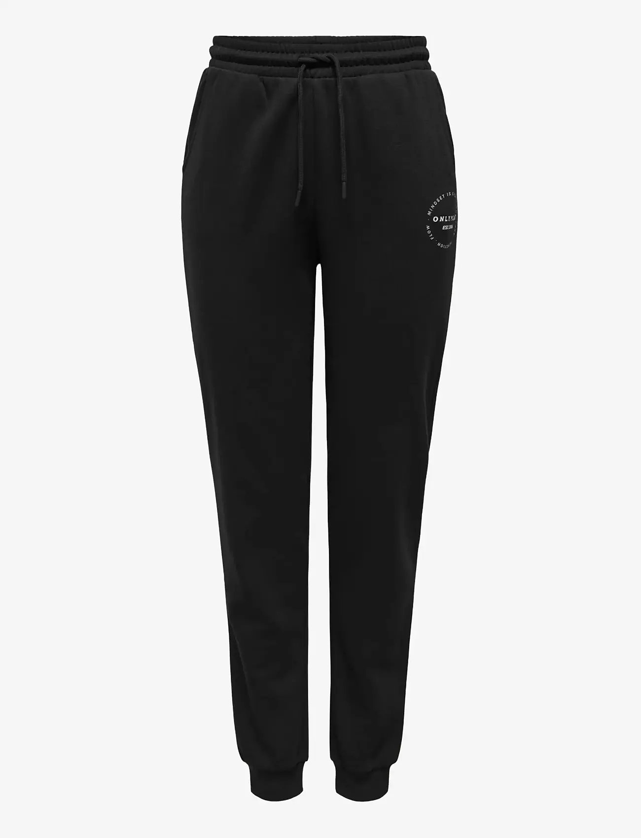 Only Play - ONPCAVA HW REG BRUSH SWT PNT - joggingbukser - black - 1