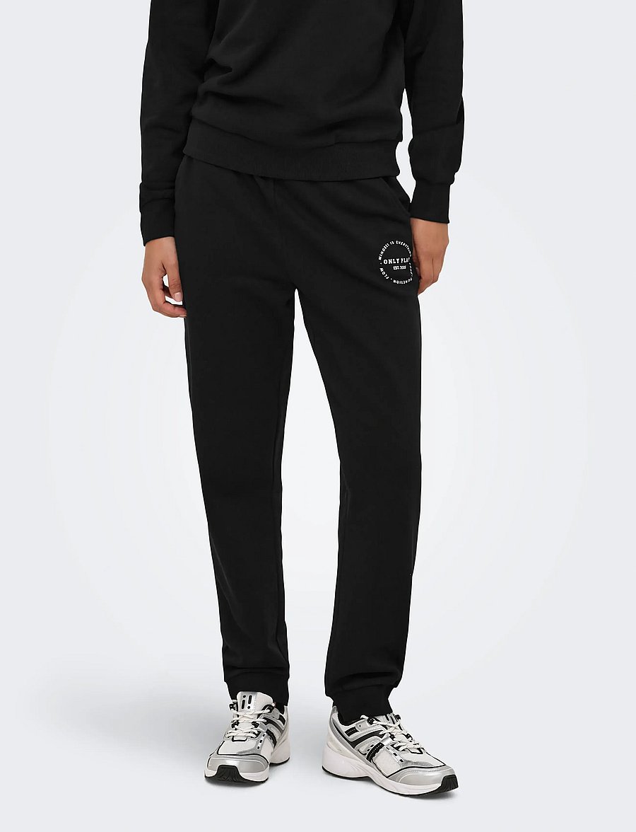 Only Play - ONPCAVA HW REG BRUSH SWT PNT - trainingshosen - black - 0