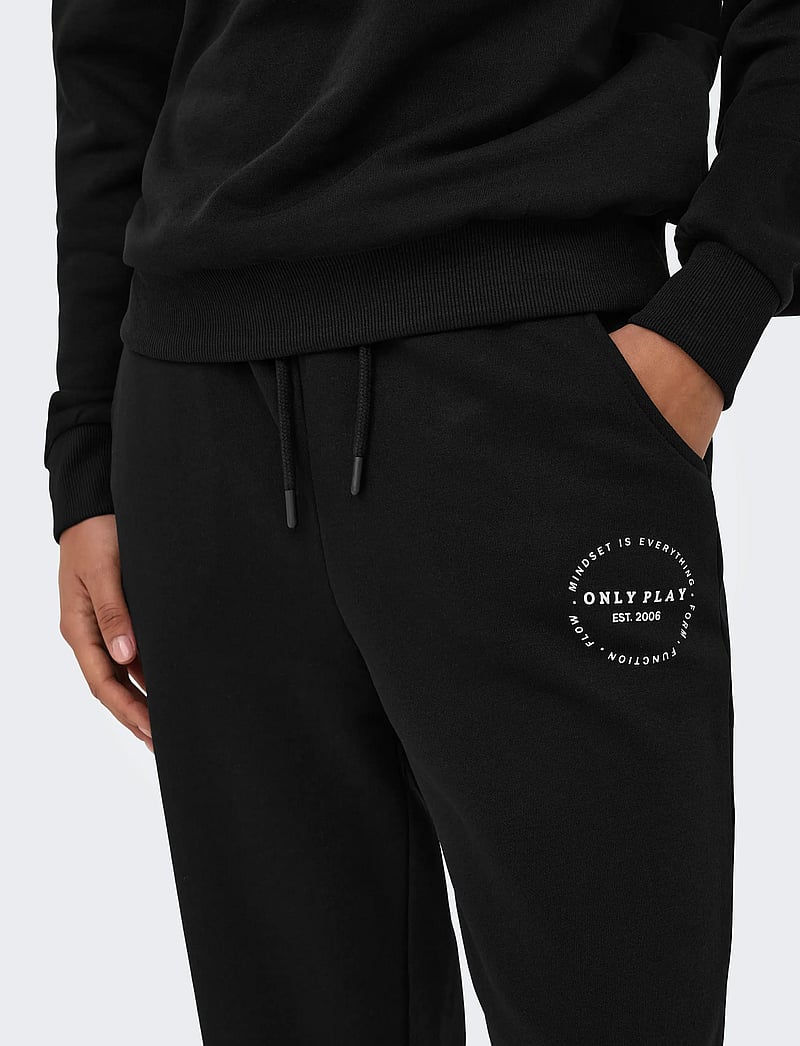 Only Play - ONPCAVA HW REG BRUSH SWT PNT - joggingbukser - black - 5