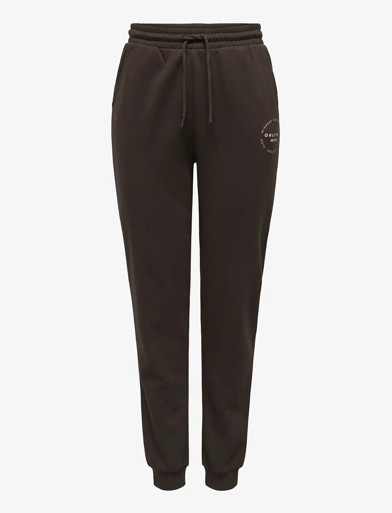 Only Play - ONPCAVA HW REG BRUSH SWT PNT - joggingbukser - chocolate torte - 1