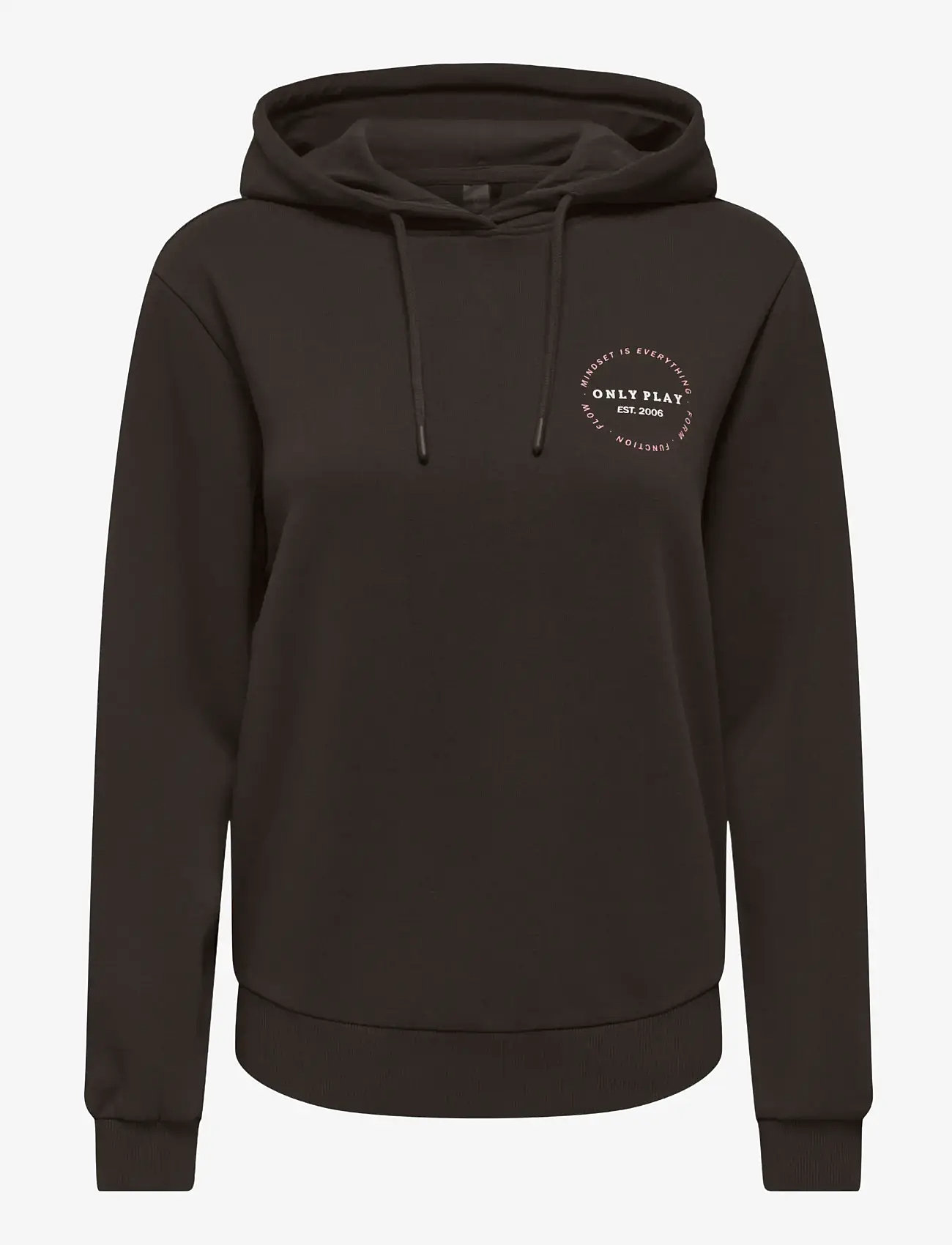 Only Play - ONPCAVA HOOD LS LOOSE BRUSH SWT - overdele - chocolate torte - 1
