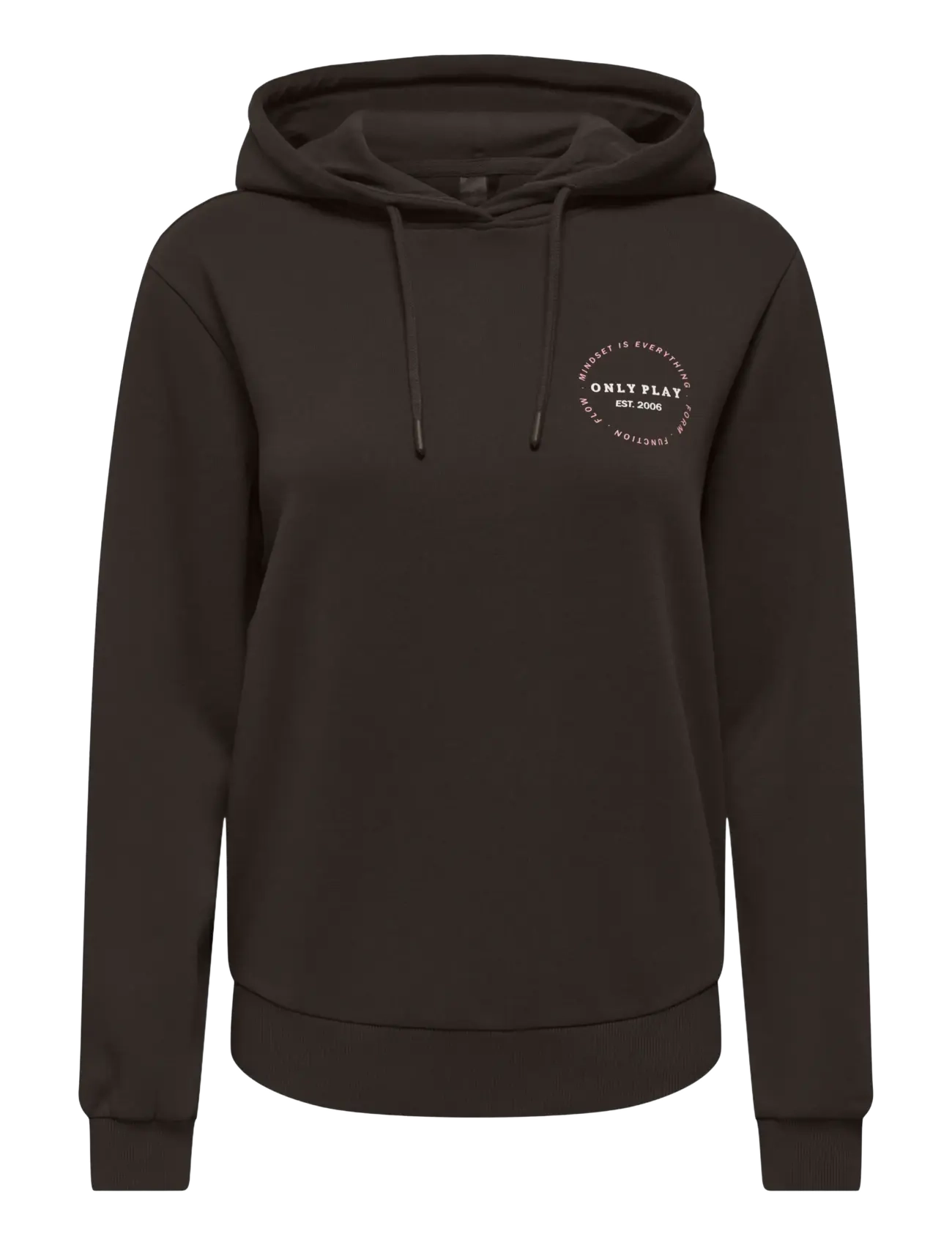 Only Play ONPCAVA HOOD LS LOOSE BRUSH SWT - Hættetrøjer - CHOCOLATE TORTE / brown