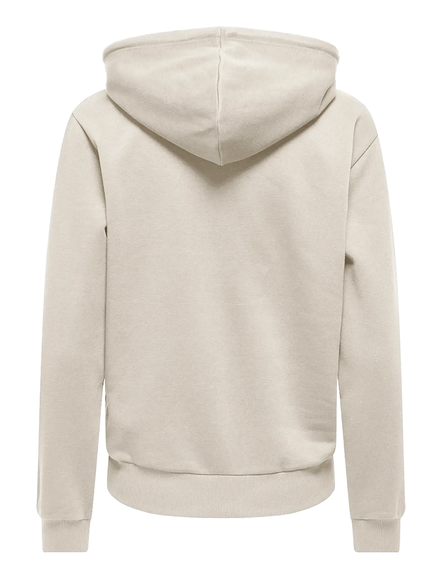 Only Play - ONPCAVA HOOD LS LOOSE BRUSH SWT - sweatshirts - pumice stone - 1