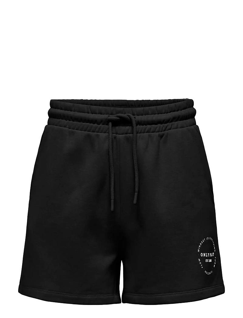 Only Play - ONPCAVA HW BRUSH SWT SHORTS - underdele - black - 1