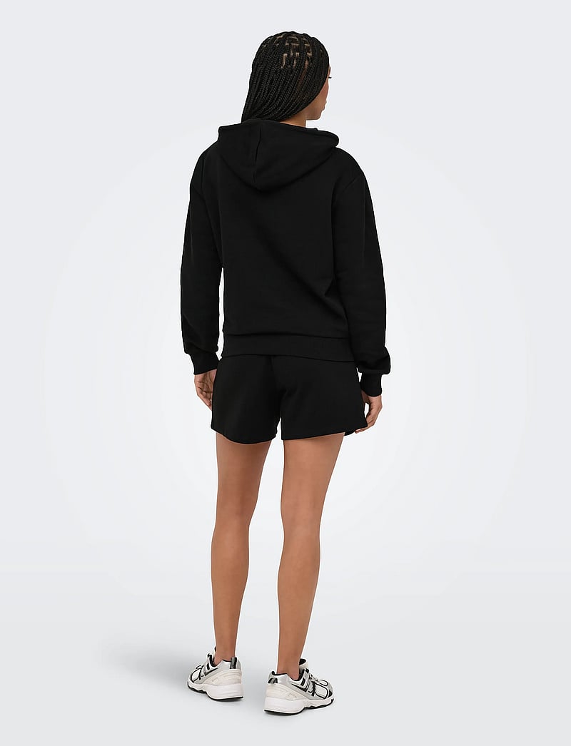 Only Play - ONPCAVA HW BRUSH SWT SHORTS - underdele - black - 3
