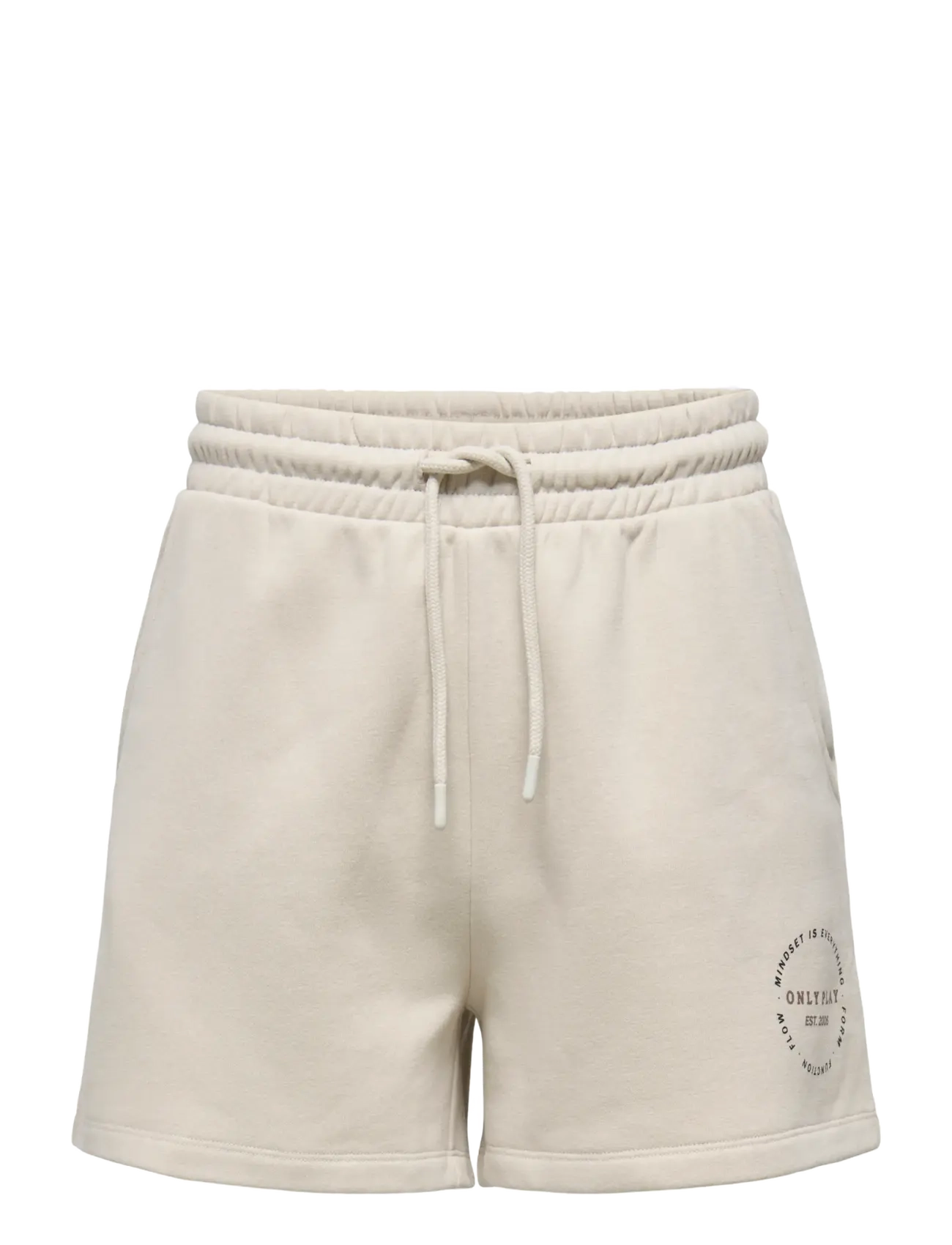 ONLY PLAY Onpcava Hw Bürste Swt Shorts Beige - M - Damen