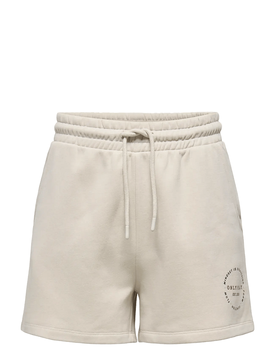 Only Play - ONPCAVA HW BRUSH SWT SHORTS - nederdelar - pumice stone - 1