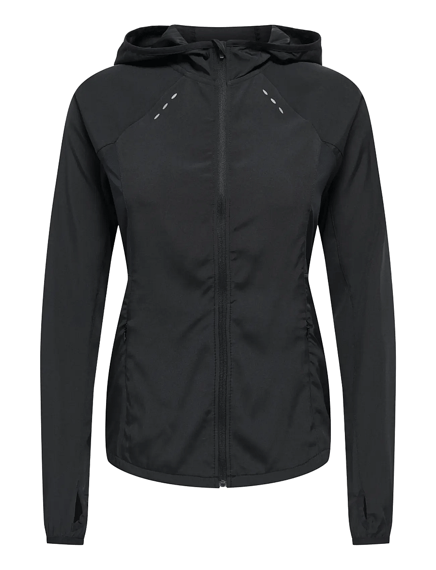 Only Play - ONPMALI HOOD FZIP WVN JCK - black - 0