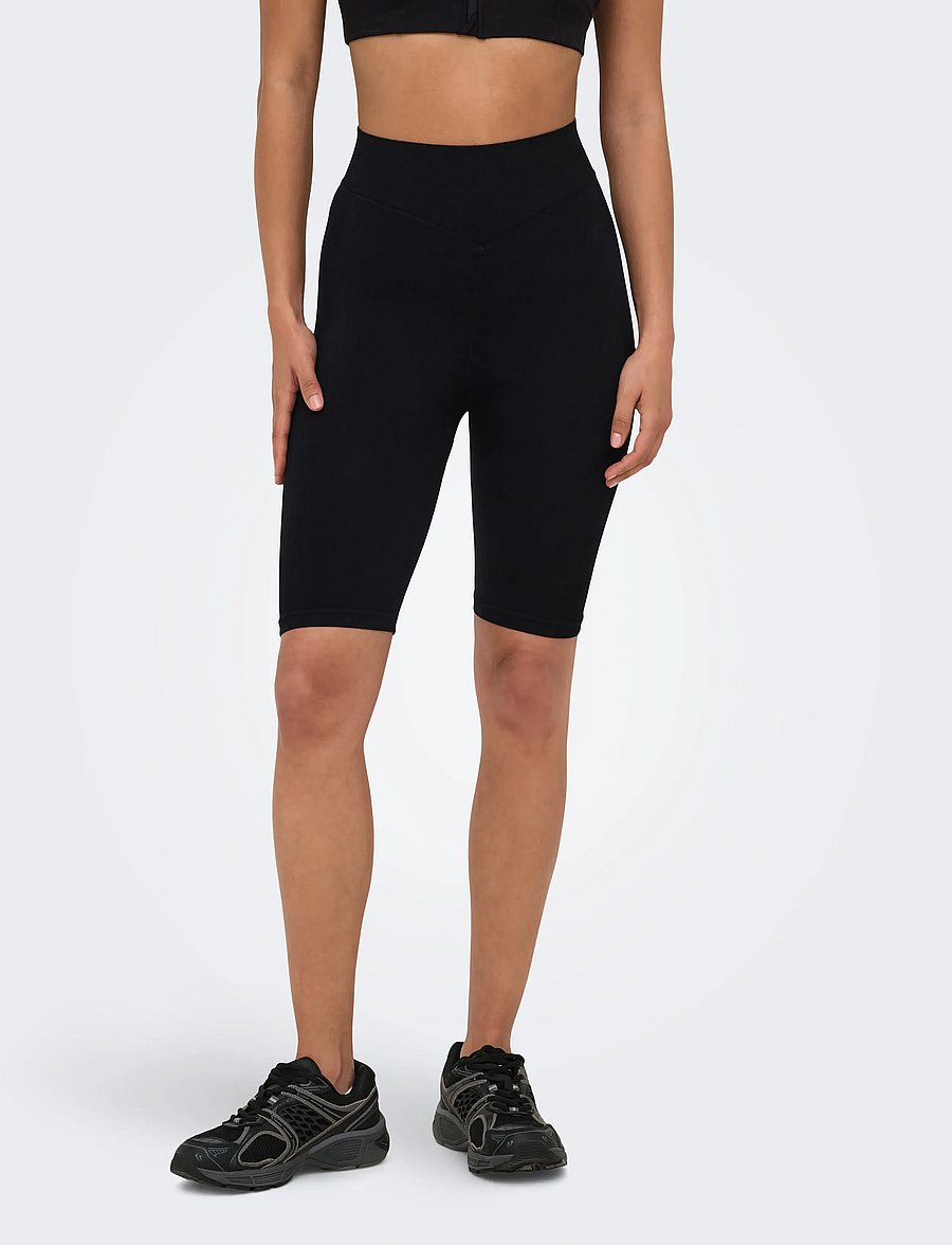 Only Play - ONPEDDA HW SEAM SCRUNCH CITY SHORTS - 1/2 længde - black - 0