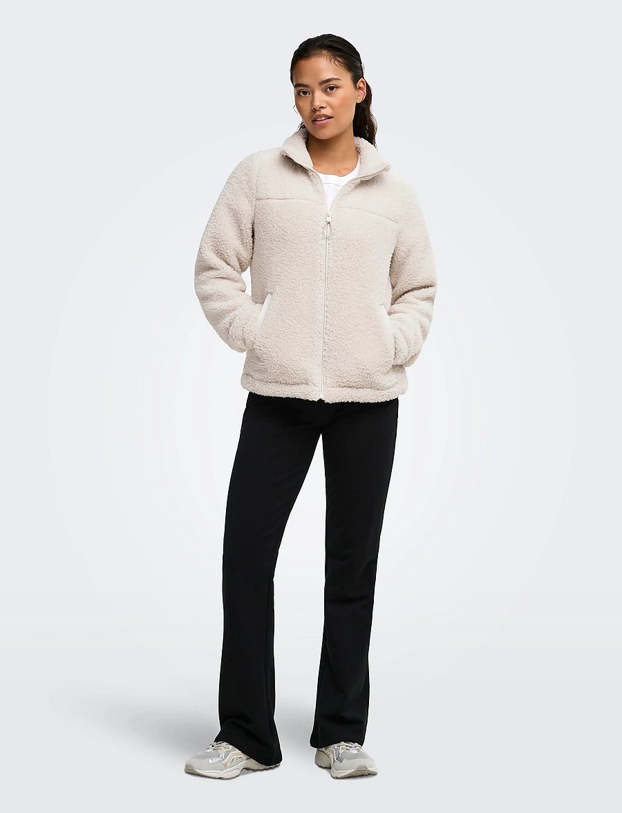 Only Play - ONPAMY-FLUF HN FZ LS JCK NOOS - friluftsjakker - pumice stone - 4