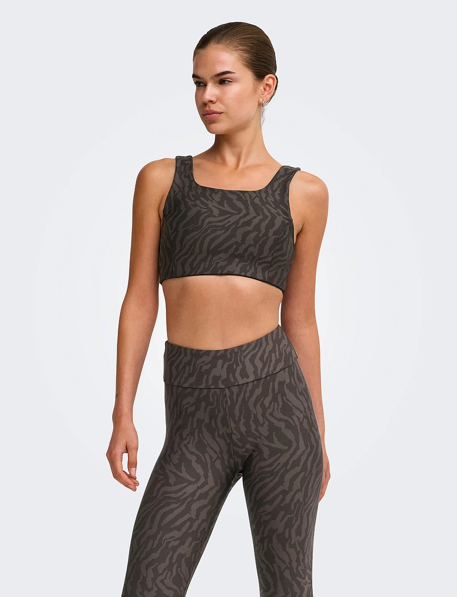Only Play - ONPDANA-2 SPORTS AOP BRA - sport-bhs - chocolate torte - 0