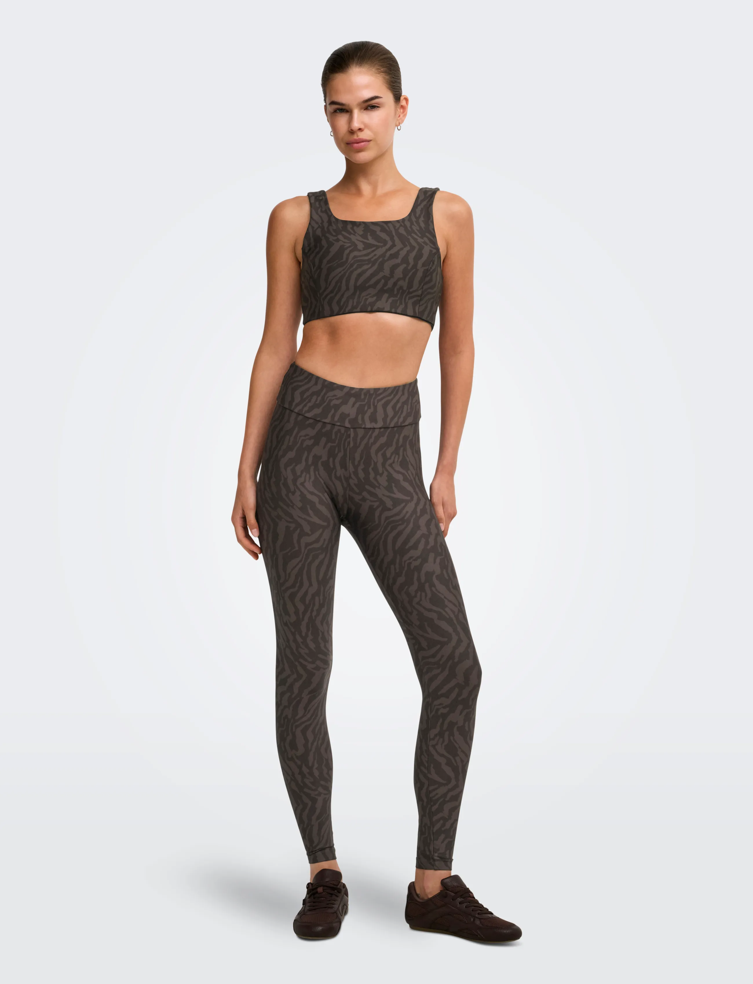 Only Play - ONPDANA-2 SPORTS AOP BRA - sport-bhs - chocolate torte - 4