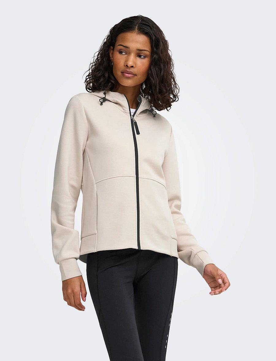 Only Play - ONPPETA FZ LS REG SWT - sweatshirts - pumice stone - 0