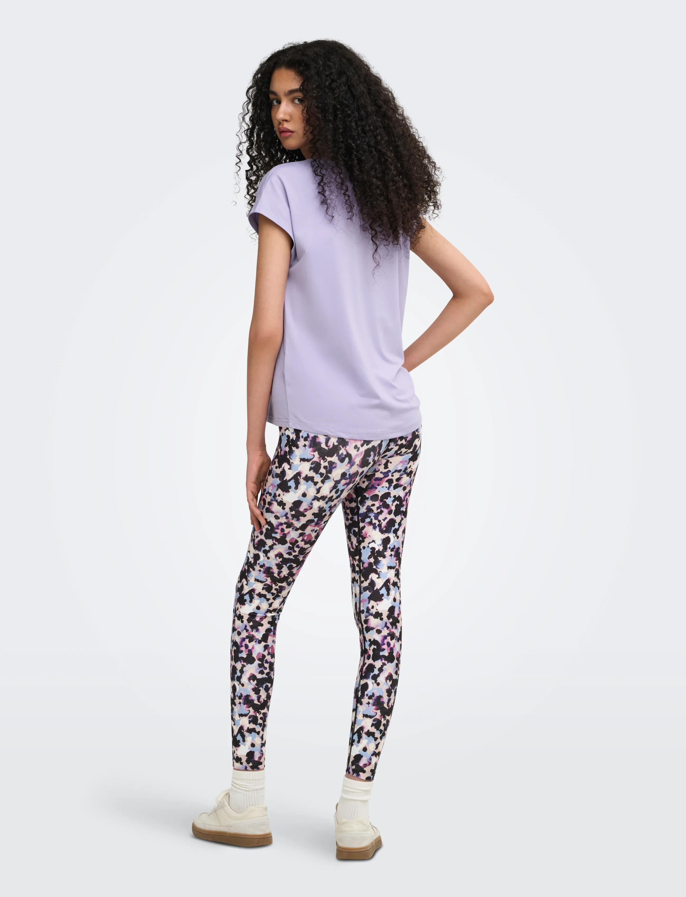 Only Play - ONPJAM-2-BEL HW AOP PCK TIGHTS - trainingstights - pumice stone - 3