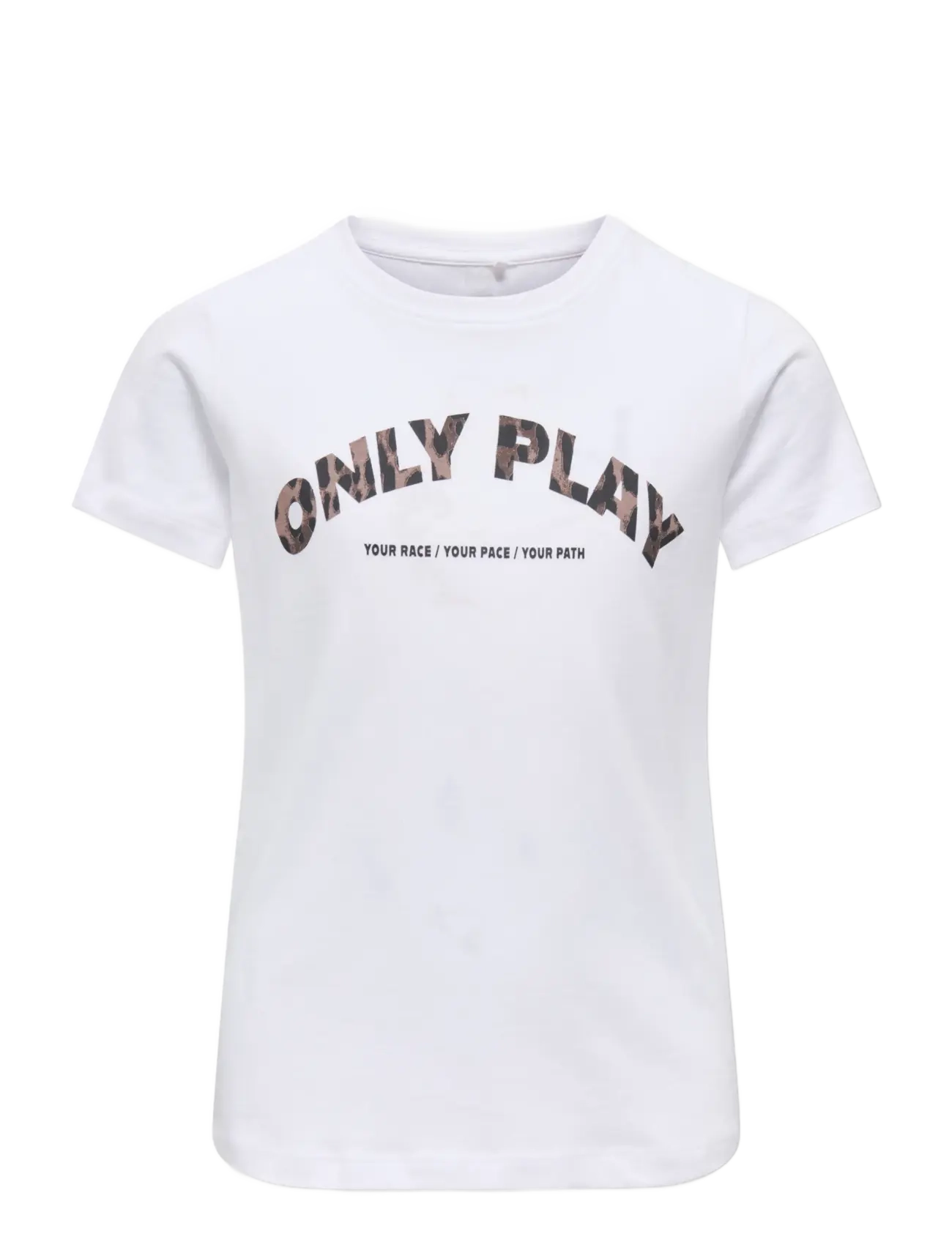 Only Play Onpmeleo On Ss Reg Jrs Tee Girls, 122-128, T-shirts, Weiß - Short-sleeved, Kinder