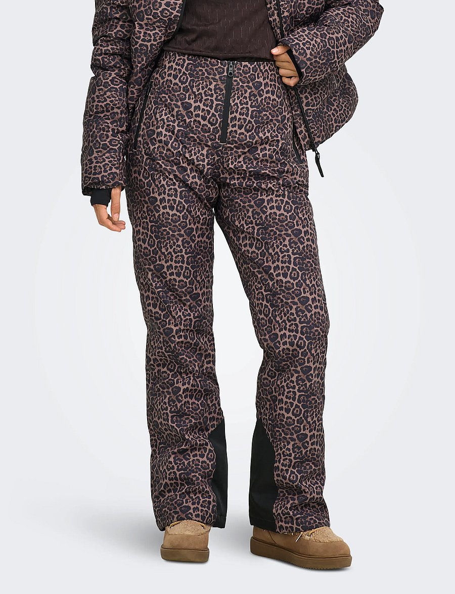Only Play - ONPENYA PREMIUM AOP SKI PANT - ski-kleidung - deep taupe - 0