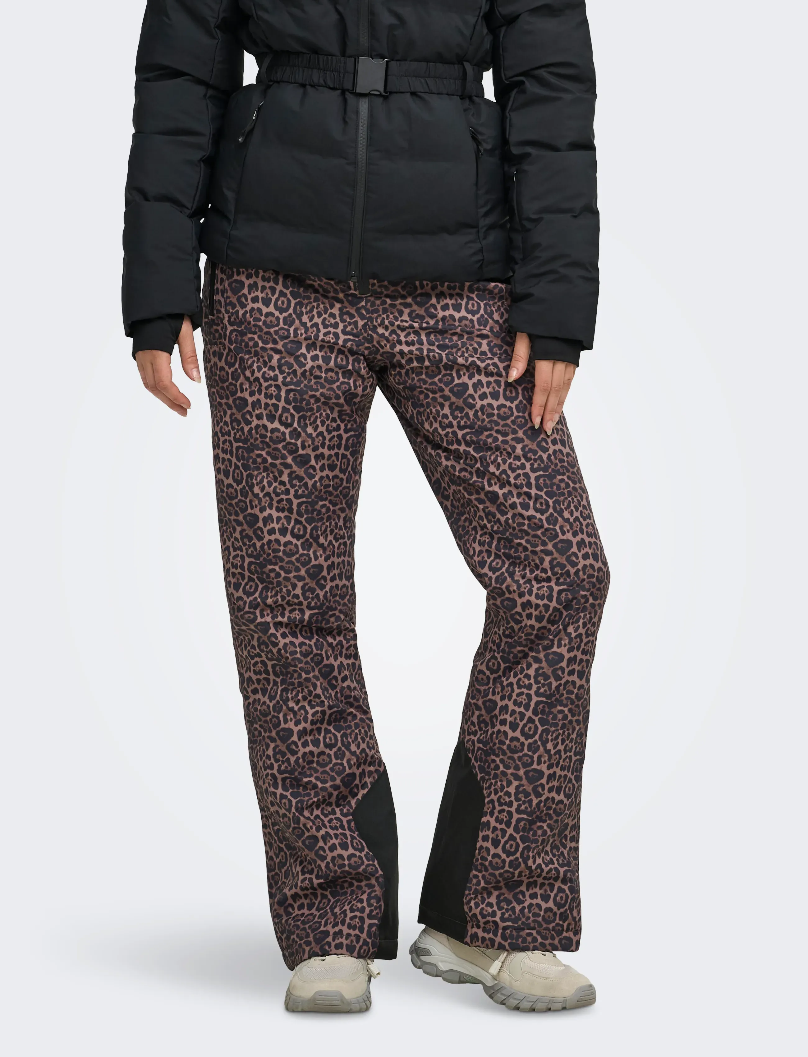 Only Play - ONPENYA PREMIUM AOP SKI PANT - ski-kleidung - deep taupe - 0