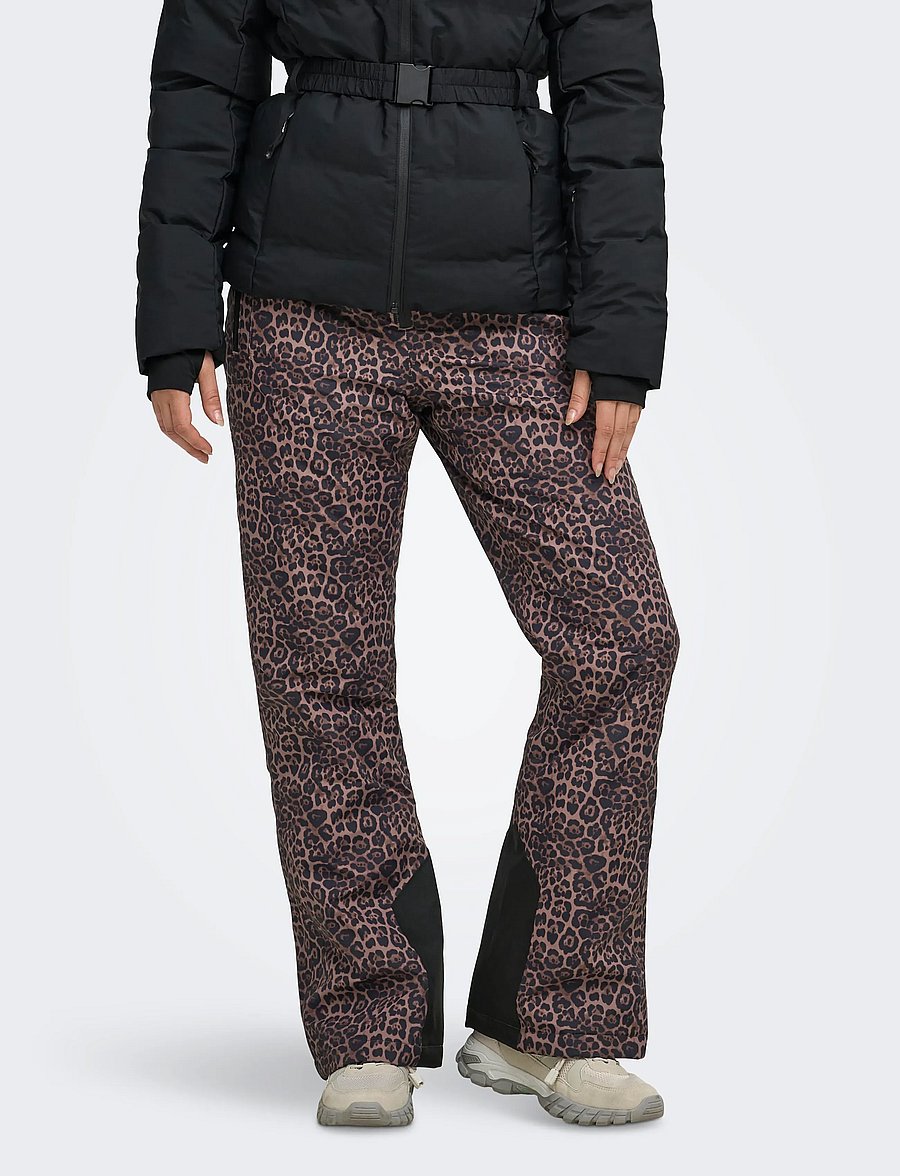 Only Play - ONPENYA PREMIUM AOP SKI PANT - ski-kleidung - deep taupe - 0